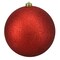 Northlight Holographic Glitter Shatterproof Commercial Christmas Ball Ornament - 8" (200mm) - Red